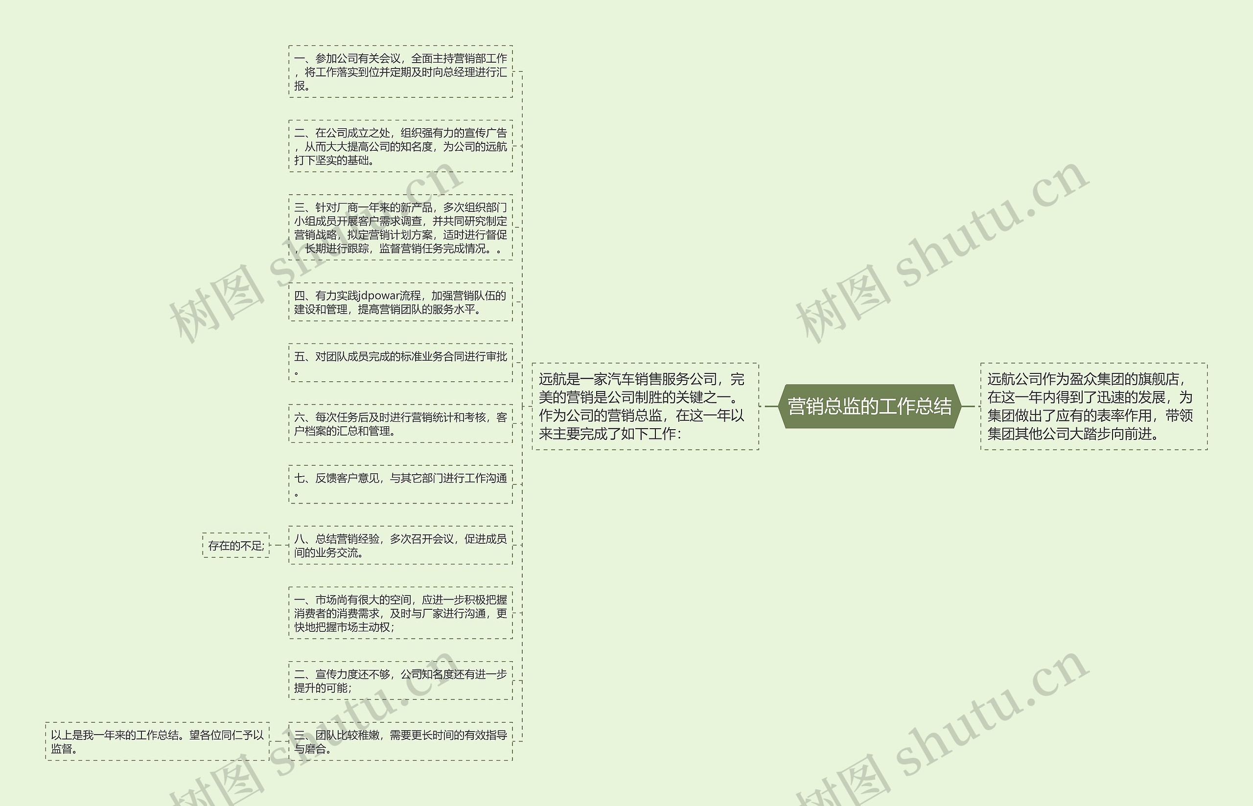 营销总监的工作总结