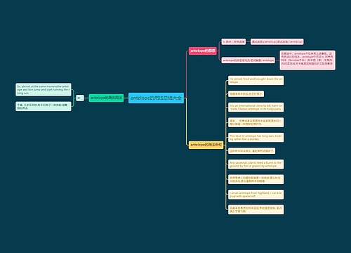 antelope的用法总结大全