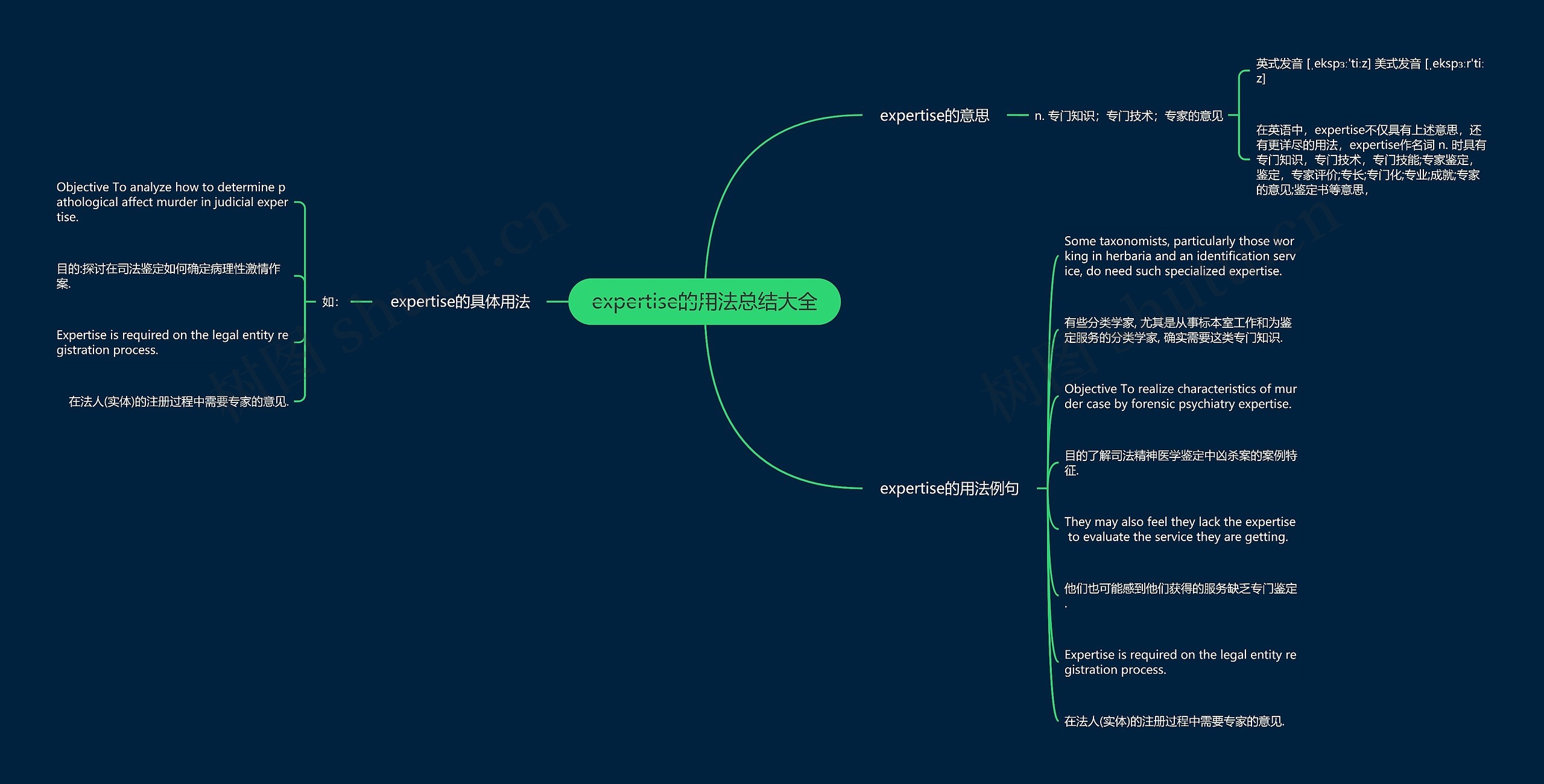 expertise的用法总结大全思维导图