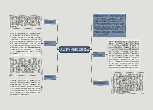 大二下学期班级工作总结