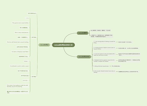 casual的用法总结大全