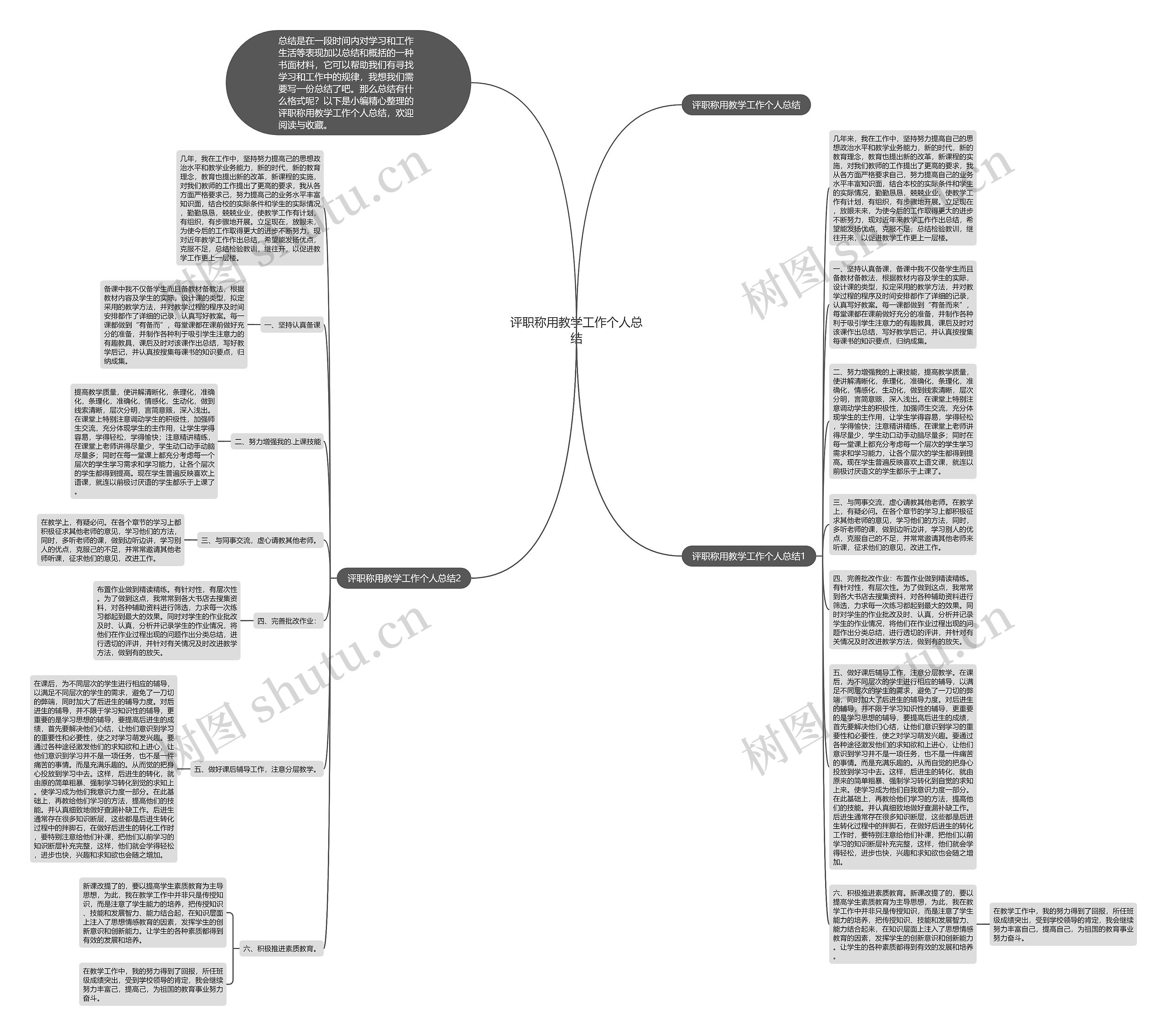 评职称用教学工作个人总结