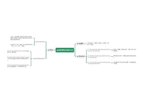 girl的用法总结大全