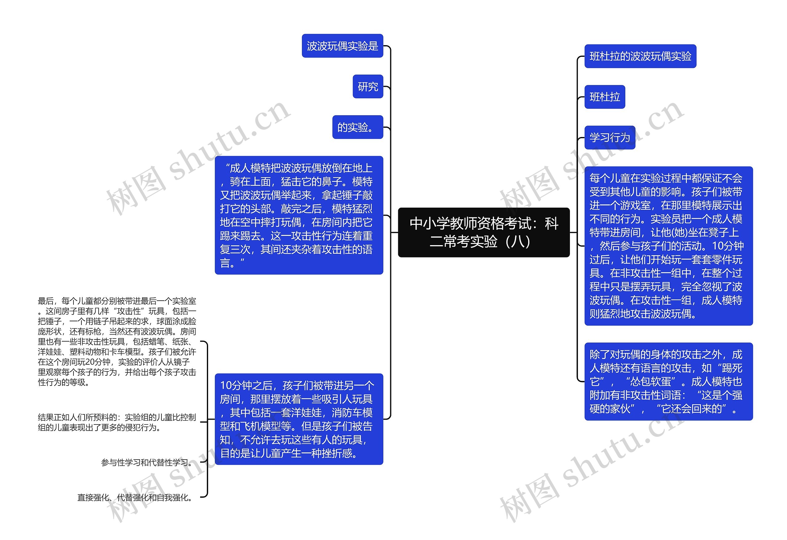 中小学教师资格考试：科二常考实验（八）思维导图