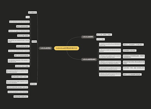 individual的用法总结大全