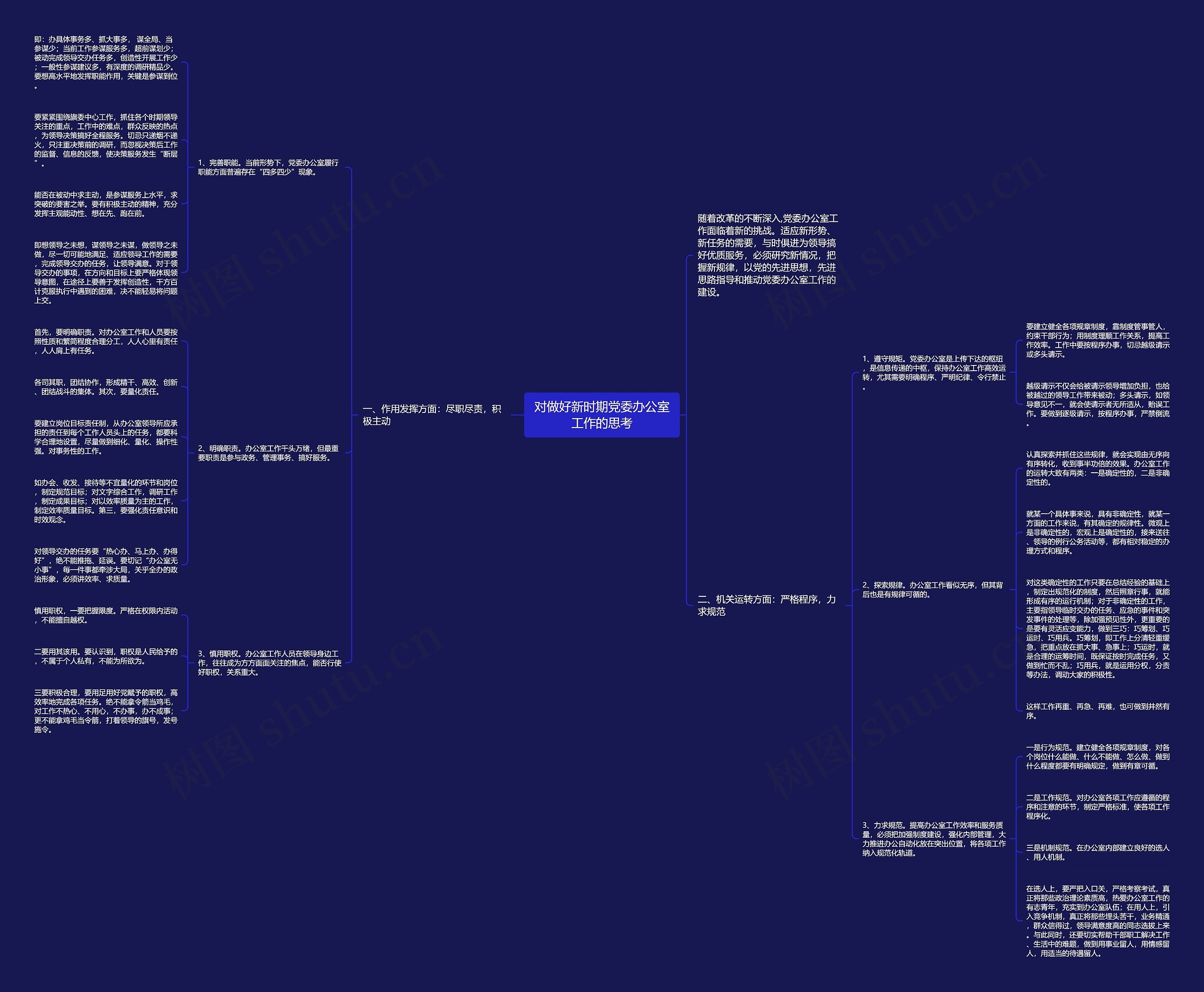 对做好新时期党委办公室工作的思考 对做好新时期党委办公室工作的思考