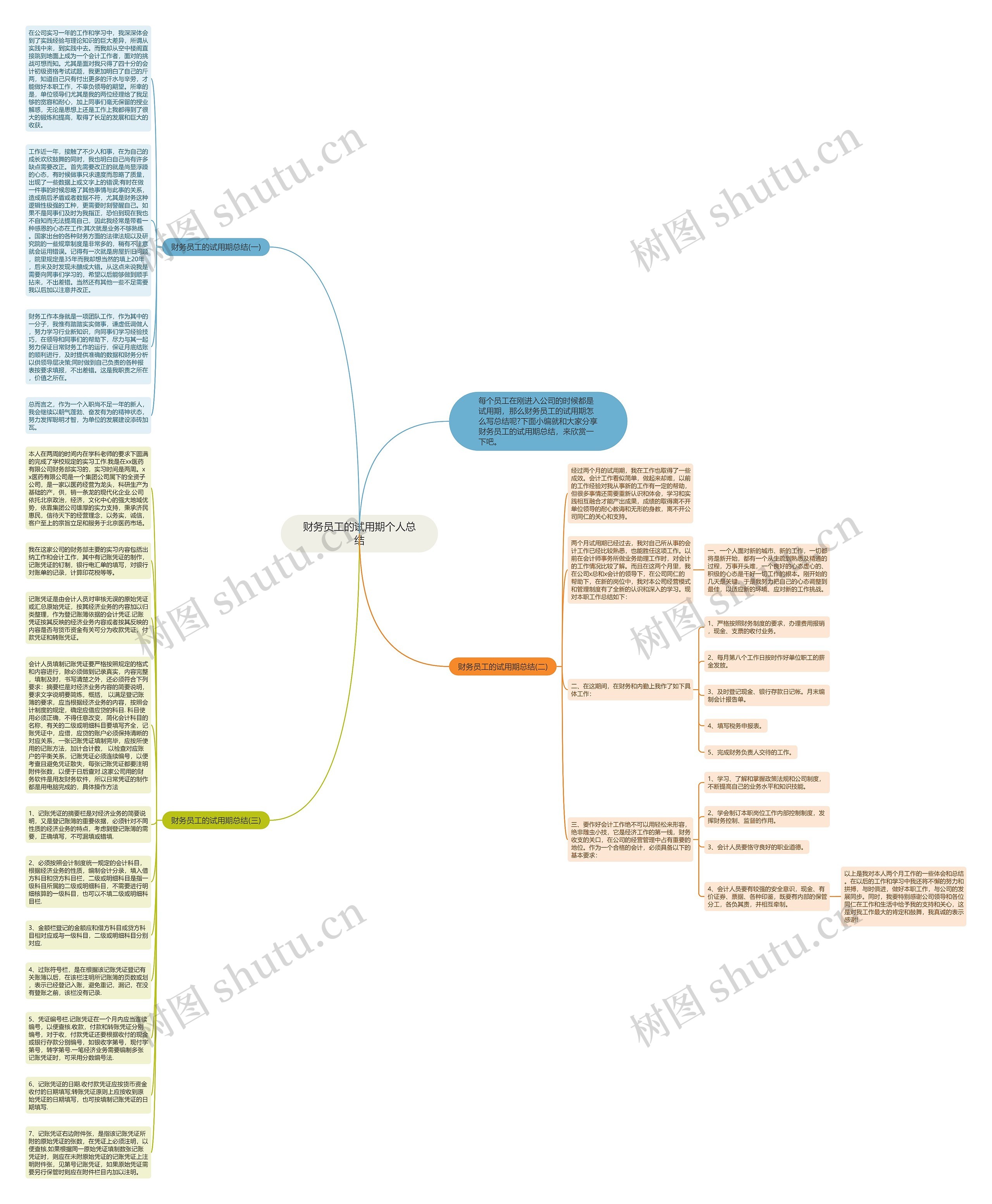财务员工的试用期个人总结