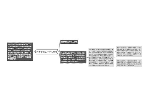 药事管理工作个人总结