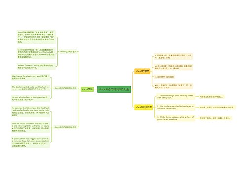 sheet的用法总结大全