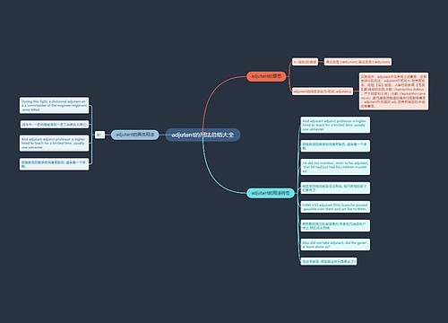 adjutant的用法总结大全