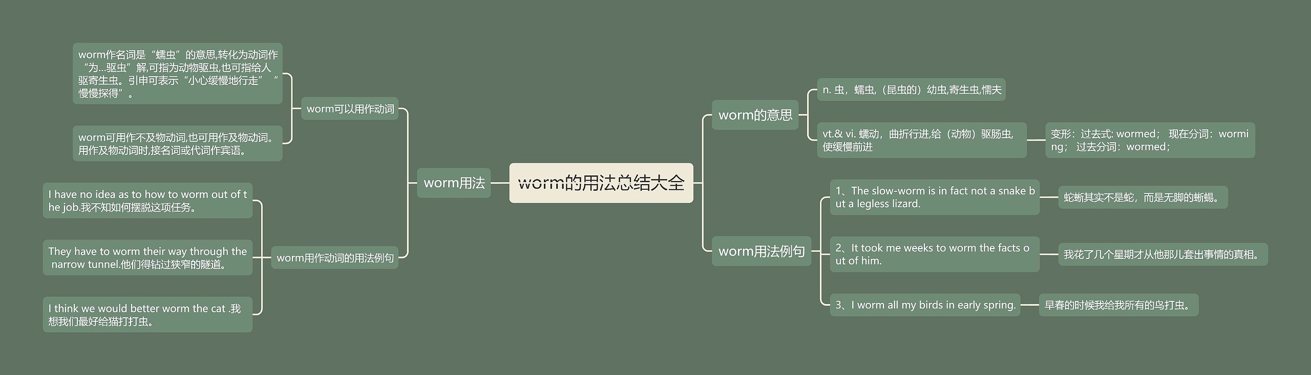 worm的用法总结大全