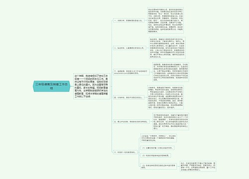 三年级德育及转差工作总结