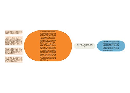 房产销售人员工作总结范文