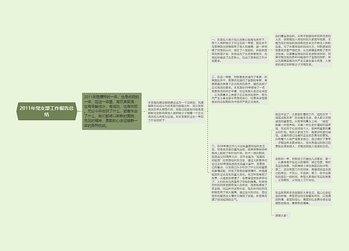 2011年党支部工作报告总结