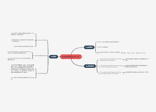 toy的用法总结大全