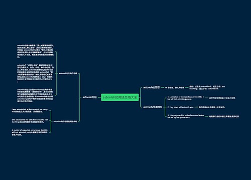 astonish的用法总结大全
