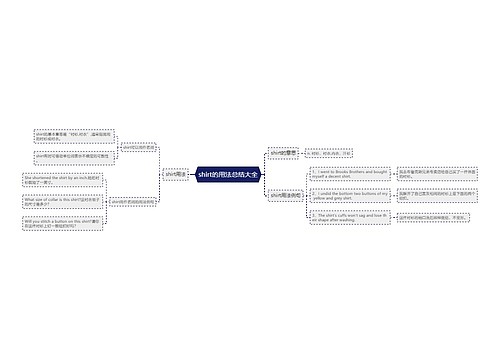 shirt的用法总结大全