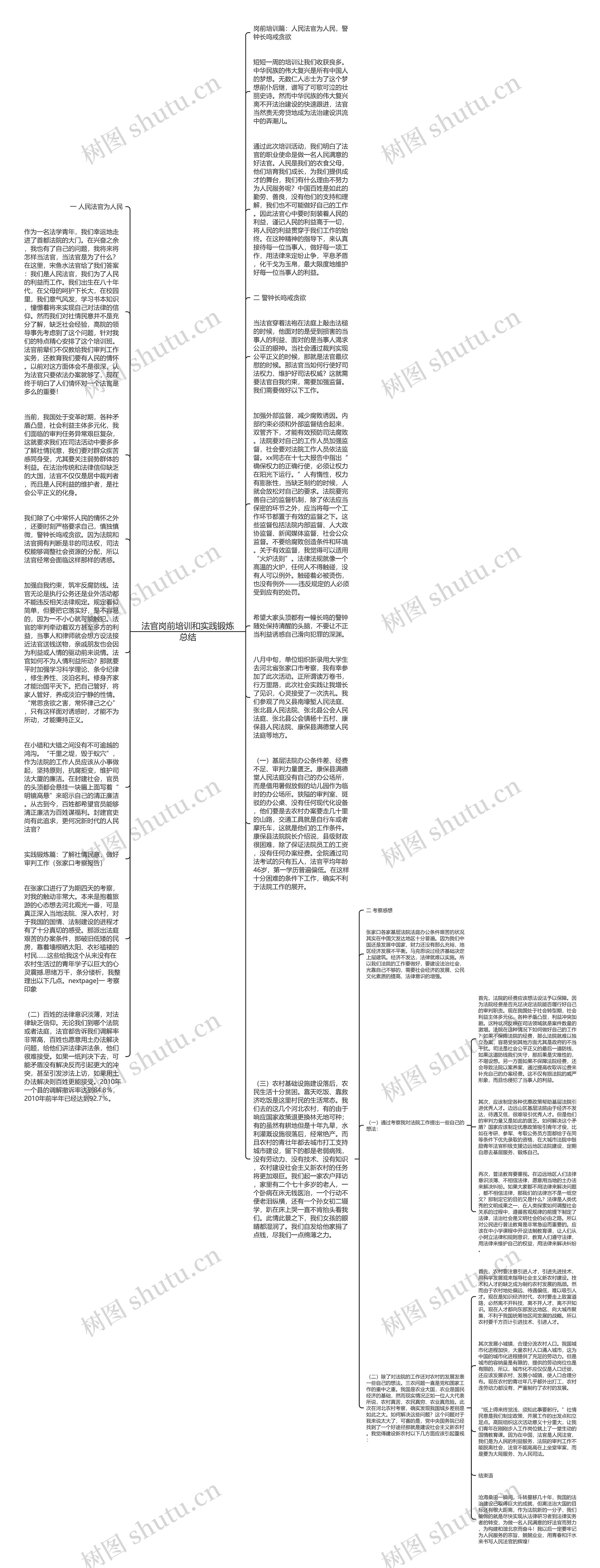 法官岗前培训和实践锻炼总结