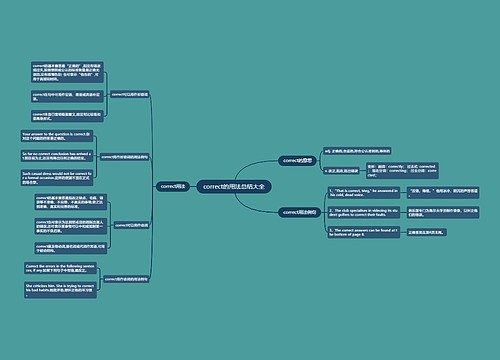 correct的用法总结大全