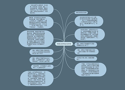 给自己的班主任总结