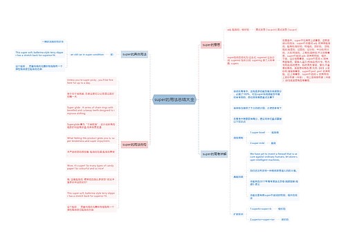 super的用法总结大全