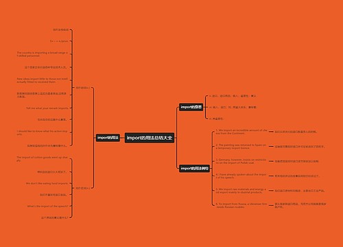 import的用法总结大全