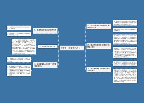 教育学—问答题汇总（4）