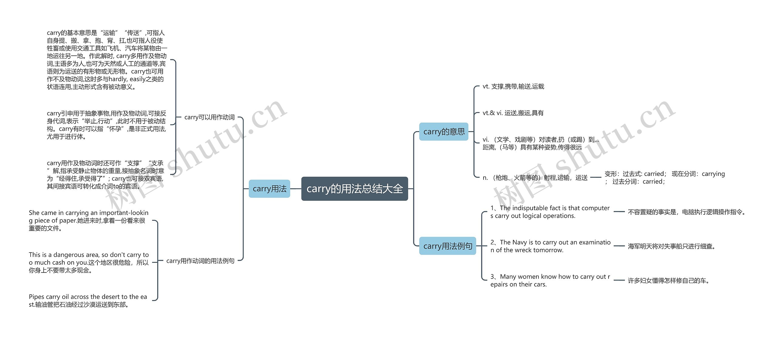 carry的用法总结大全