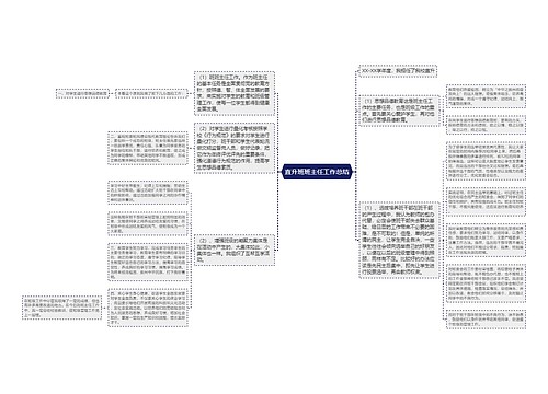 直升班班主任工作总结