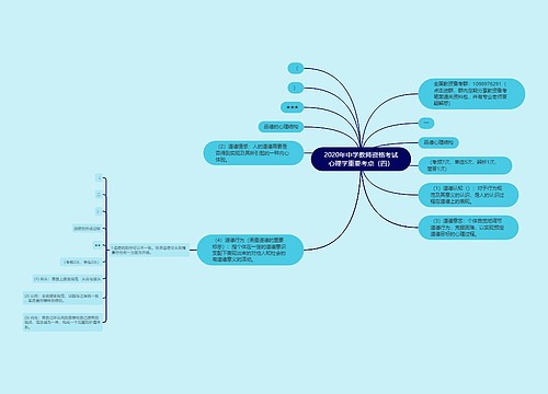 2020年中学教师资格考试心理学重要考点（四）