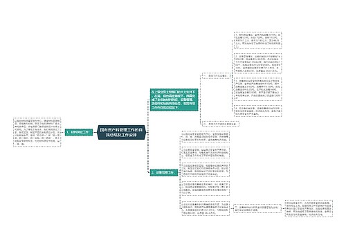 国有资产科管理工作的自我总结及工作安排