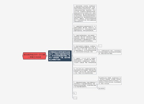 语文教研组2009~2010第一学期工作总结