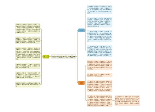 函授毕业生自我总结三篇