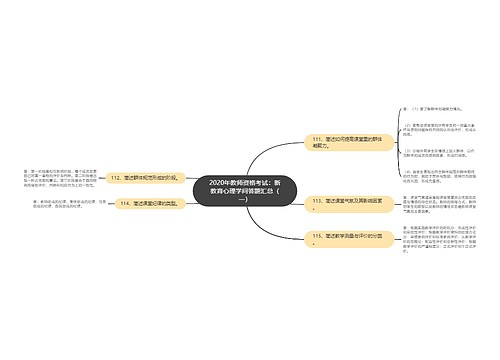 2020年教师资格考试：新教育心理学问答题汇总（一）