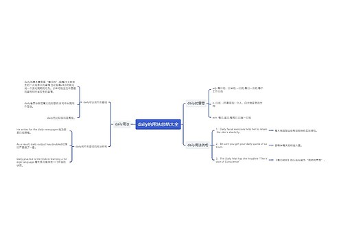 daily的用法总结大全