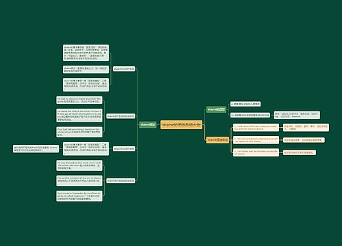 shame的用法总结大全