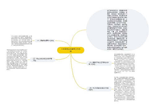 六年级班主任辅导工作总结