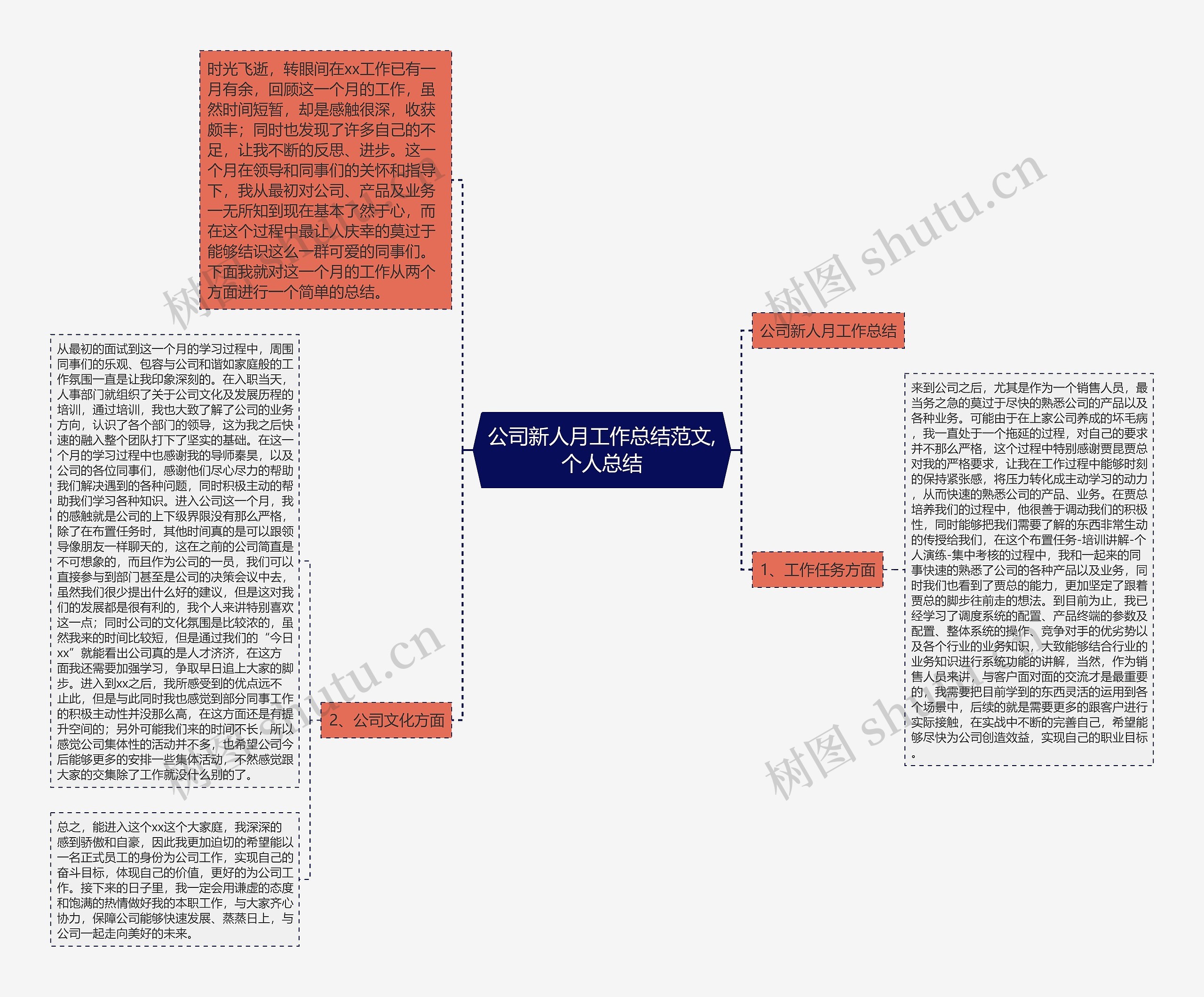 公司新人月工作总结范文,个人总结