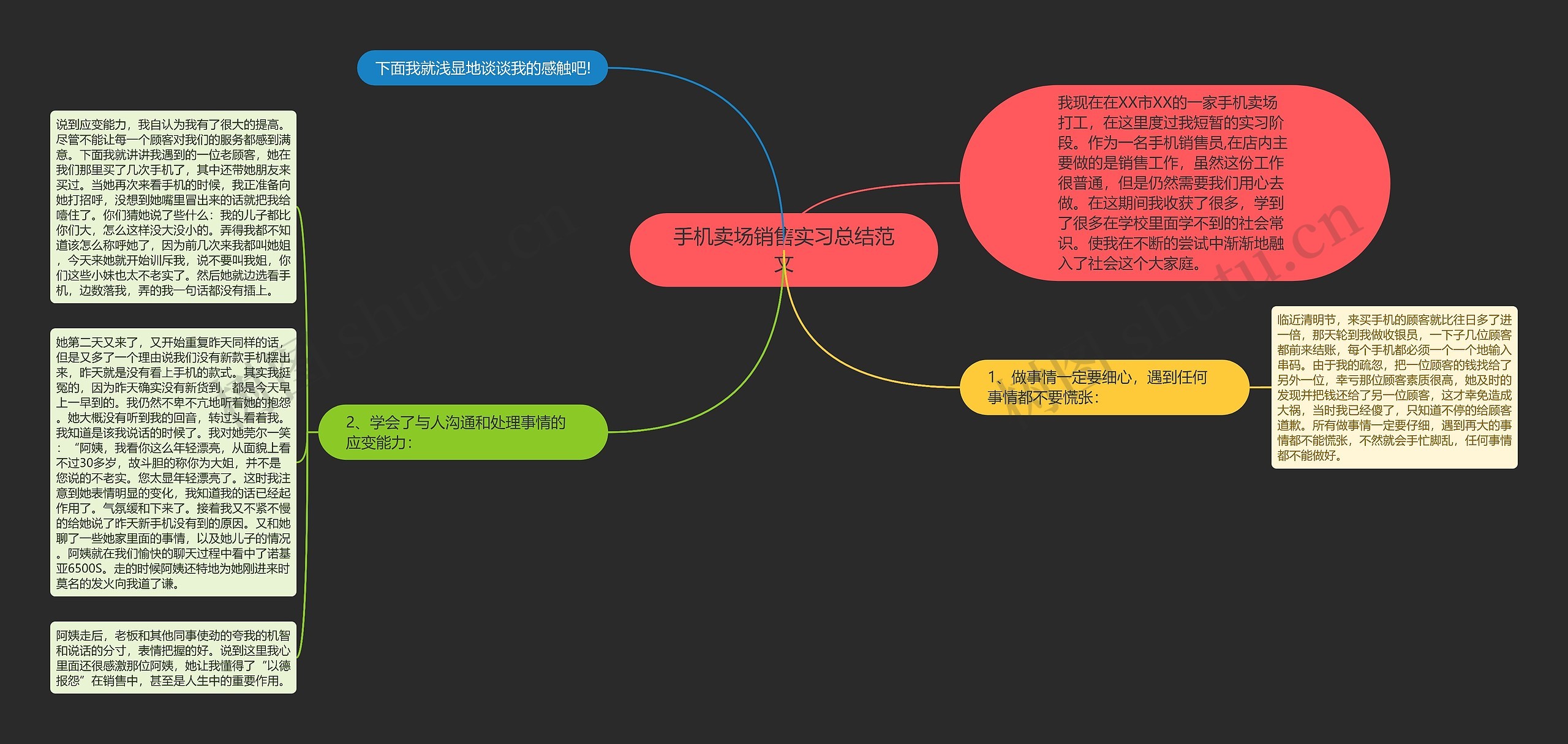 手机卖场销售实习总结范文