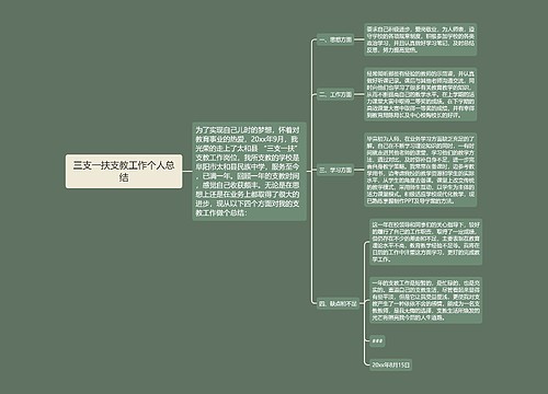 三支一扶支教工作个人总结