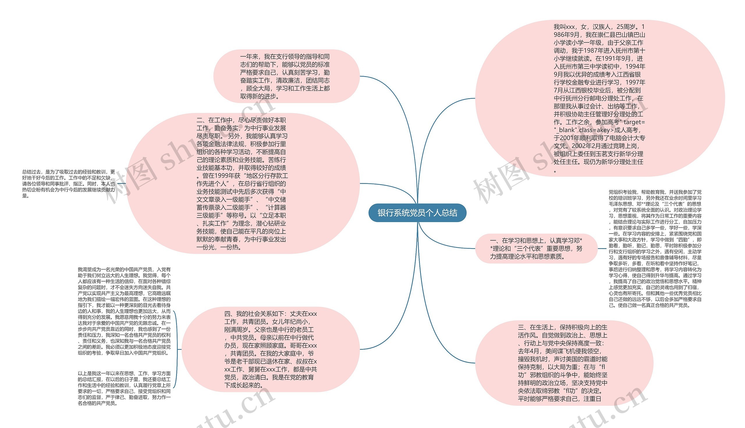银行系统党员个人总结