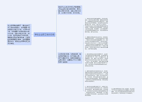 学校企业职工培训总结