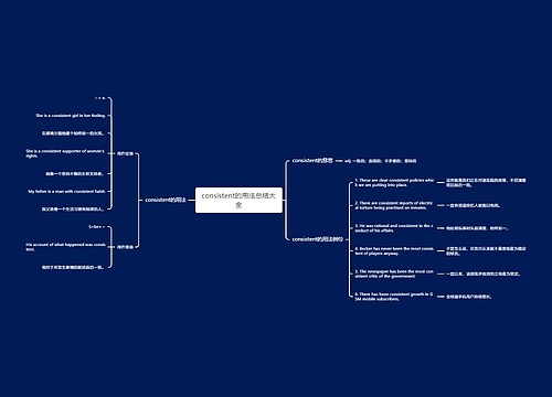 consistent的用法总结大全