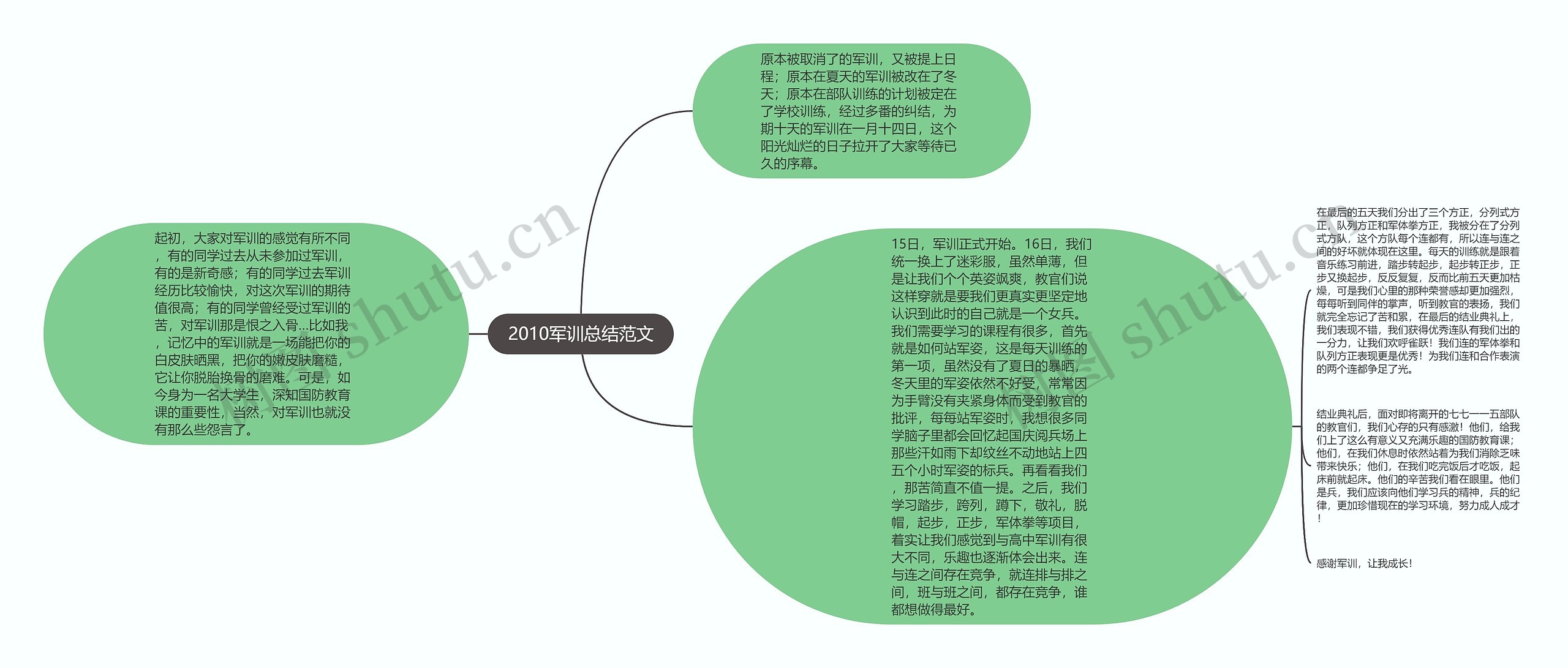 2010军训总结范文