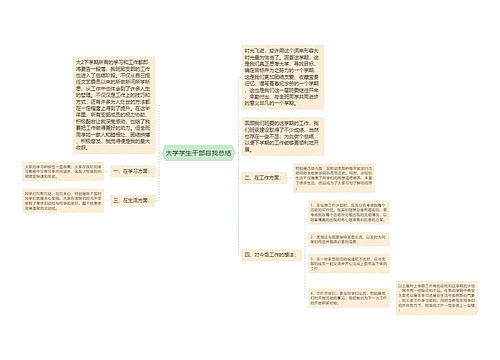 大学学生干部自我总结