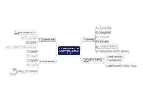 2023教师资格证考试：教综知识背诵口诀整理汇总（一）