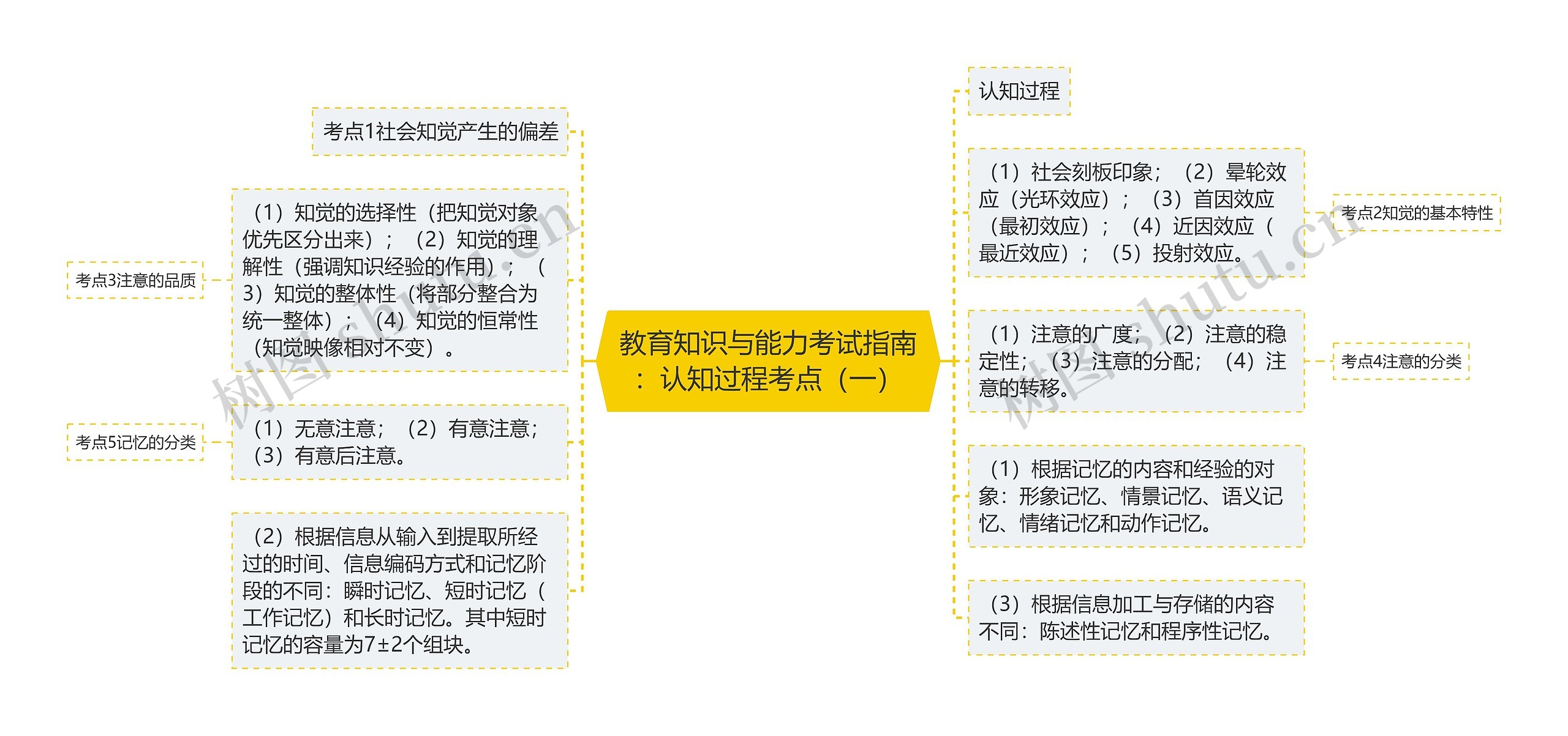 教育知识与能力考试指南：认知过程考点（一）