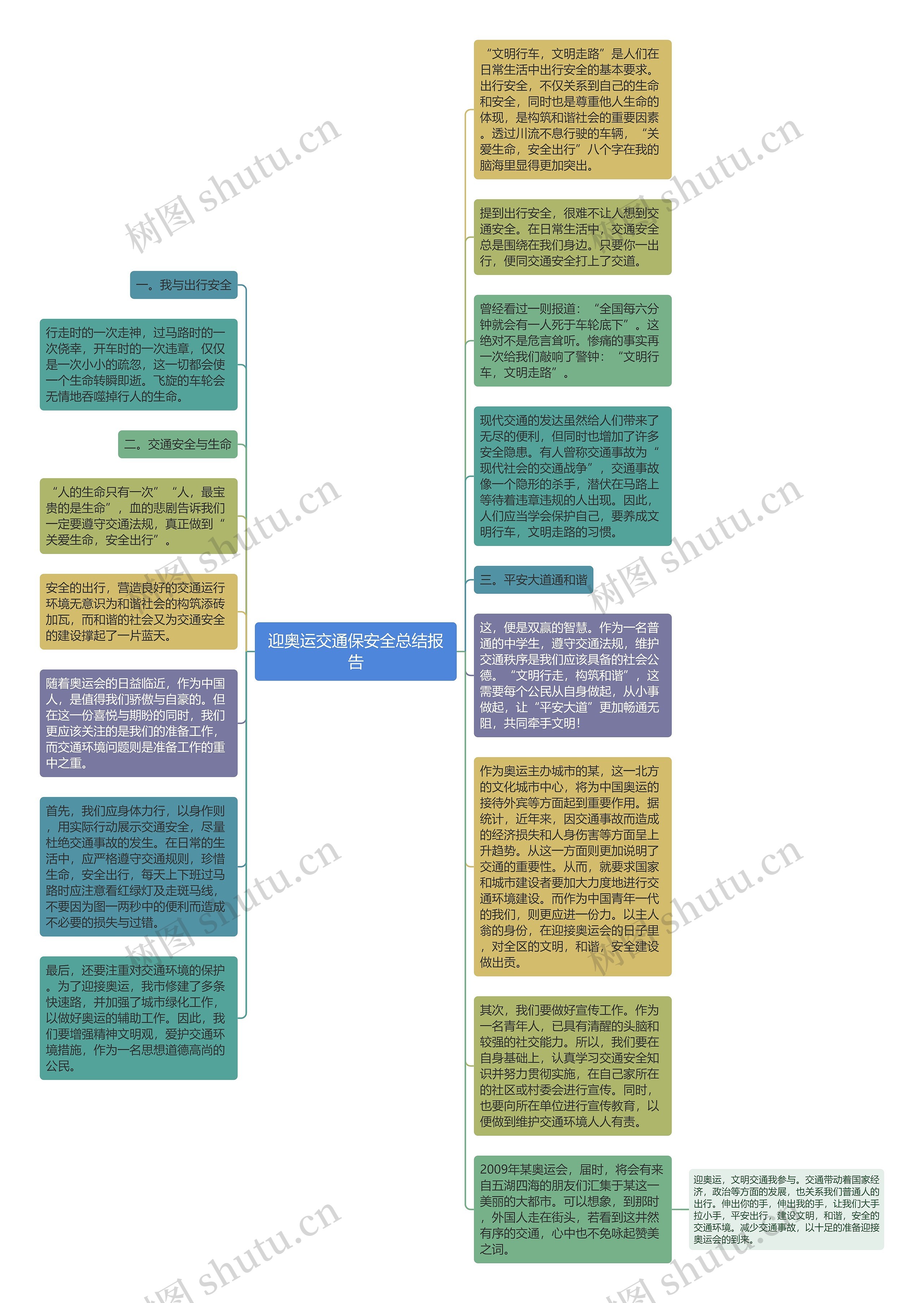 迎奥运交通保安全总结报告