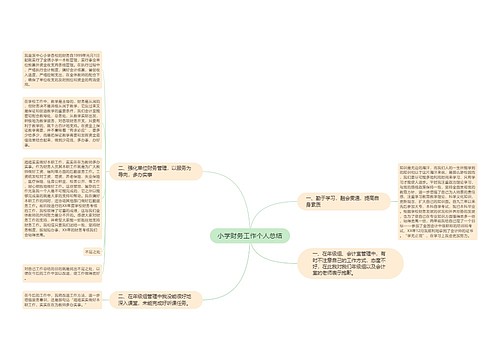 小学财务工作个人总结