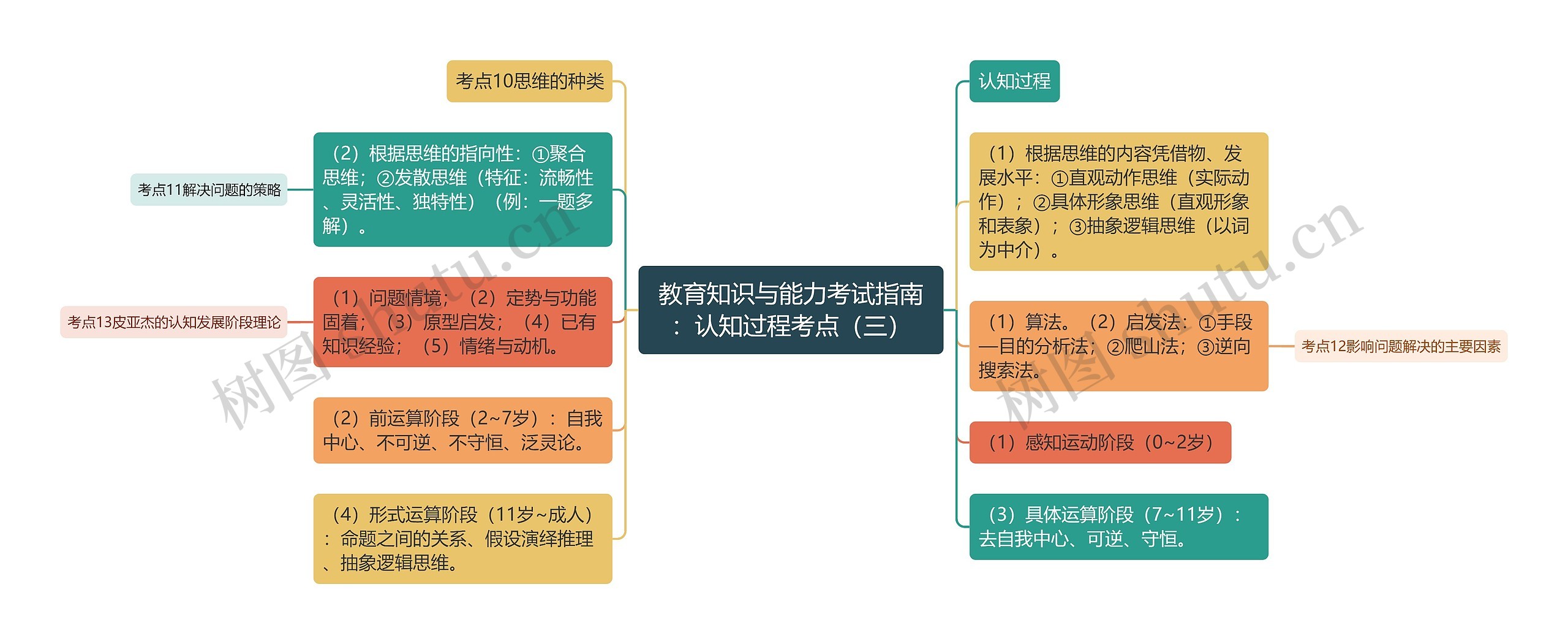 教育知识与能力考试指南：认知过程考点（三）